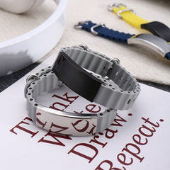 Engravable Sports Bracelet for Men Silicone