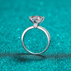 3 Carats Moissanite Halo Promise Women Ring Gift