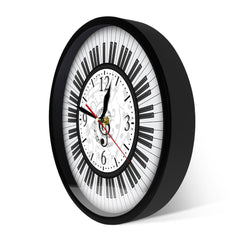 Wall Deco Clock Gift for Piano Teacher