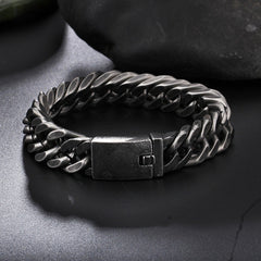 Mens Personalized Vintage Bracelet 22cm