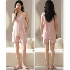 Gulleiâ„?His Hers Sleeveless Pajamas Set Modal