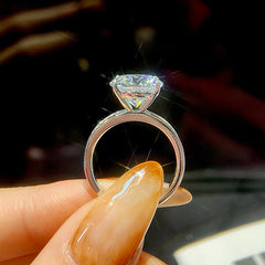 5 Carat Moissanite Diamond Ring