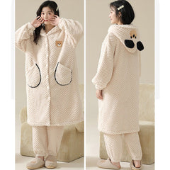 Winter Nightwear Flannel Dress for Girls
