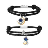 Astronauts Matching Couple Bracelets Set for 2