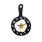 Egg Pan Shaped Kitchen Wall Décor Clock â€?Fun and Playful Design