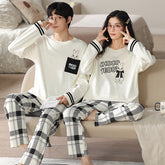 Matching Sleepwear Soft Pajamas Set 100% Cotton
