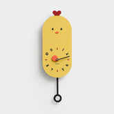 Cute Chicken Kids Bedroom Silent Wall Clock �Playful & Quiet Design