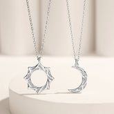 Sun and Moon Couple Necklaces Set