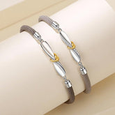 Personalized His and Her Bff Mobius Bracelets Set for 2