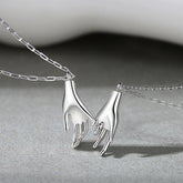 Holding Hands Promise Necklaces Set for 2