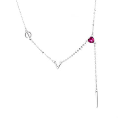 Love Minimalist Fashion Necklace Gift for Her
