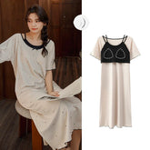 2-Piece Long Nightwear Set 100% Organic Cotton