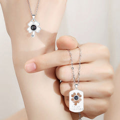 Love in 100 Languages Projection Promise Necklaces Set