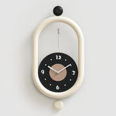 Long Minimalist Pendulum Analog Wall Clock