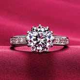 1 Carat Round Diamond Womens Engagement Ring