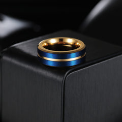Engravable Mens Promise Ring Tungsten 8mm