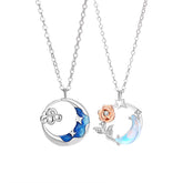 Star and Moon Romantic Necklaces Set for Couples