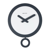 Modern Minimalist Pendulum Silent Wall Clock (13.8")