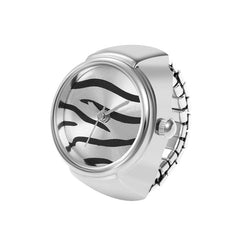 Gulleiâ„?Tiger Print Real Watch Ring - Adjustable Size