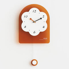 Gulleiâ„?Flower Shaped Wall Decoration Pendulum Clock