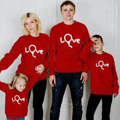 Matching Family Holiday Sweatshirts Set of 4