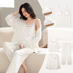 3-Piece Maternity Soft Sleepwear