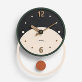 Minimalist Circular Pendulum Silent Wall Clock