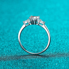 1 Carat Moissanite Solitaire Diamond Ring for Women
