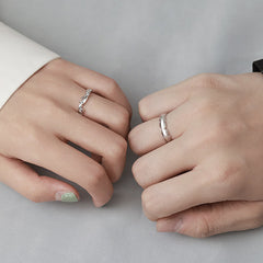 Engraved Promise Wedding Bands for Couples