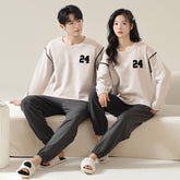 Matching Breathable Pajamas Set for Couples