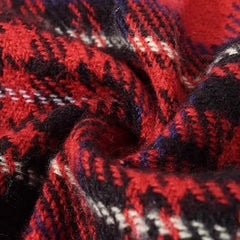 Cute Xmas Classic Red Scarf for Girls
