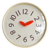 Cute Minimalist Silent Wall Clock - Glass Front
