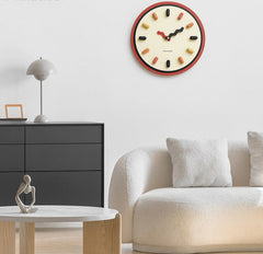 Modern 3D Silent Wall Clock - Stylish Resin Living Room Decor