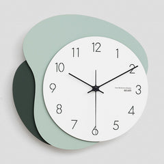 Modern Odd Shaped Analog Silent Clock