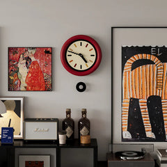 3D Pendulum Silent Wall Clock â€?35×35 cm (Acrylic)
