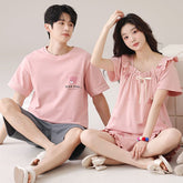 Dreamy Ruffled Dress & T-Shirt Couple's Set