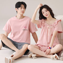 Dreamy Ruffled Dress & T-Shirt Couple's Set