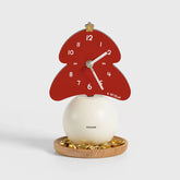 Christmas Tree Silent Wall Clock �Eco-Friendly, Artistic Design