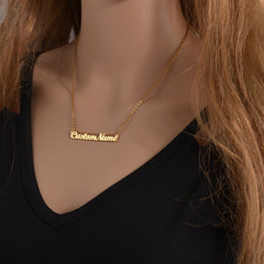 Gulleiâ„?Personalized Hanging Name Necklace