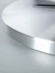 Minimalist Aluminum Silent Wall Clock - Sleek Nordic Design