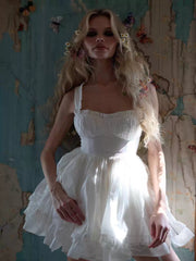 Eloise Ruffled Mini Dress