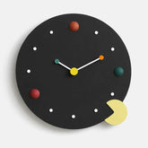 Gulleiâ„?Cute Pacman Style Analog Silent Wall Clock
