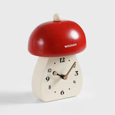 Artistic Mushroom Silent Table Clock