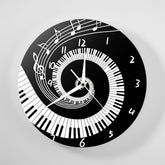 Gulleiâ„?Wall Deco Clock Gift for Pianist