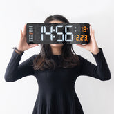 Nordic Digital Clock (16-Inch LED Display with Remote)