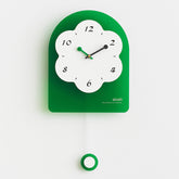 Gulleiâ„?Flower Shaped Wall Decoration Pendulum Clock