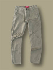 Pantalone chino dritto vintage tg 32 oliva