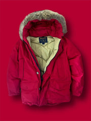 Parka with Woolrich vintage red fur