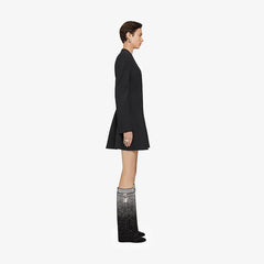 Stivale alto shark strass luxury donna