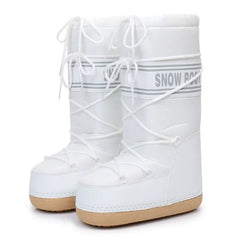 White Winter Boots Women Snow Boots Antiskid Thicken Cotton Thick Platform